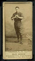 1887-1890 N172 Old Judge Cigarettes Billy Crowell Cleveland, St. Joseph