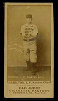 1887-1890 N172 Old Judge Cigarettes Billy Hamilton Kansas City, Philadelphia