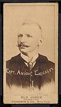 1887-1890 N172 Old Judge Cigarettes Cap Anson Chicago