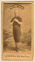 1887-1890 N172 Old Judge Cigarettes Jim McCormick Chicago, Pittsburgh