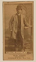 1887-1890 N172 Old Judge Cigarettes Jim Mutrie New York