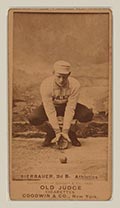 1887-1890 N172 Old Judge Cigarettes Lou Bierbauer Philadelphia