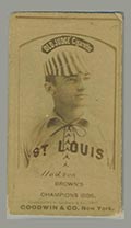 1887-1890 N172 Old Judge Cigarettes Nat Hudson St. Louis