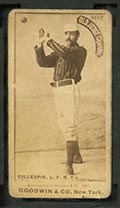 1887-1890 N172 Old Judge Cigarettes Pete Gillespie New York