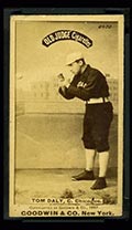 1887-1890 N172 Old Judge Cigarettes Tom Daly Chicago, Cleveland, Washington