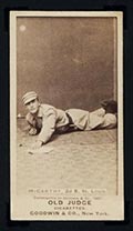 1887-1890 N172 Old Judge Cigarettes Tommy McCarthy Philadelphia, St. Louis