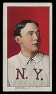 1909-1911 T206 Al Bridwell (portrait, no cap) N.Y. Nat’l (National)