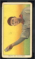 1909-1911 T206 Barney Pelty (horizontal) St. Louis Amer. (American)