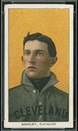 1909-1911 T206 Bill Bradley (portrait) Cleveland