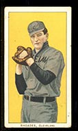 1909-1911 T206 Bob Rhoades (Rhoads) (hands at chest) Cleveland