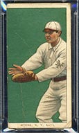 1909-1911 T206 Chief Myers (Meyers) (fielding) N.Y. Nat’l (National)