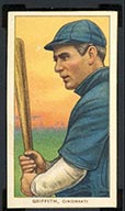 1909-1911 T206 Clark Griffith (batting) Cincinnati