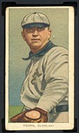 1909-1911 T206 Cy Young (glove showing) Cleveland