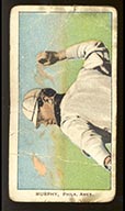 1909-1911 T206 Danny Murphy (throwing) Philadelphia Amer. (American)