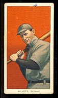 1909-1911 T206 Ed Willett (with bat) Detroit