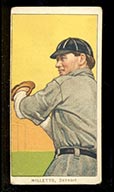 1909-1911 T206 Ed Willetts (Willett) (throwing) Detroit