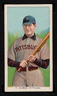 1909-1911 T206 Fred Clarke (with bat) Pittsburg