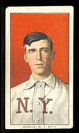 1909-1911 T206 Fred Merkle (portrait) N.Y. Nat’l (National)
