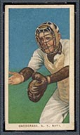 1909-1911 T206 Fred Snodgrass (catching) N.Y. Nat’l (National)