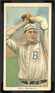 1909-1911 T206 George Bell (hands above head) Brooklyn
