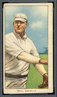1909-1911 T206 George Bell (pitching follow through) Brooklyn