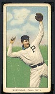 1909-1911 T206 George McQuillan (ball in hand) Philadelphia Nat’l (National)