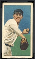 1909-1911 T206 Hal Chase (throwing, dark cap) N.Y. Amer. (American)