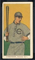 1909-1911 T206 Heinie Zimmermann (Zimmerman) Chicago Nat’l (National)