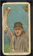 1909-1911 T206 Joe Lake (ball in hand) St. Louis Amer. (American)
