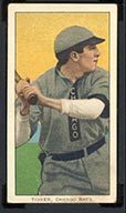 1909-1911 T206 Joe Tinker (bat off shoulder) Chicago Nat’l (National)
