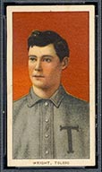 1909-1911 T206 Lucky Wright Toledo