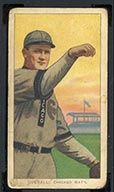 1909-1911 T206 Orval Overall (hand face level) Chicago Nat’l (National)
