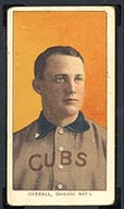 1909-1911 T206 Orval Overall (portrait) Chicago Nat’l (National)