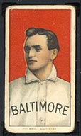 1909-1911 T206 Phil Poland Baltimore