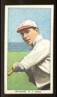 1909-1911 T206 Rube Manning (batting) N.Y. Amer. (American)