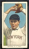 1909-1911 T206 Rube Manning (pitching) N.Y. Amer. (American)