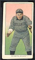 1909-1911 T206 Sid Smith Atlanta