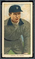 1909-1911 T206 Tommy Leach (bending over) Pittsburg