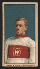 1910-1911 C56 Imperial Tobacco #20 Ernest Russell Wanderers - Front