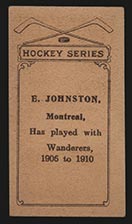 1910-1911 C56 Imperial Tobacco #30 Ernest Johnson Wanderers - Back