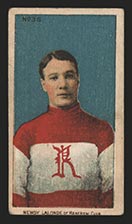 1910-1911 C56 Imperial Tobacco #36 Newsy Lalonde Renfrew - Front