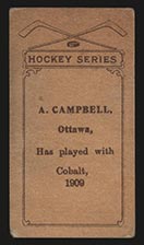 1910-1911 C56 Imperial Tobacco #9 Angus Campbell Cobalt - Back