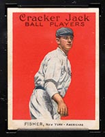 1914 E145 Cracker Jack #102 Ray Fisher New York (American) - Front