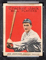 1914 E145 Cracker Jack #103 “Shoeless” Joe Jackson Cleveland (American) - Front