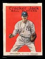 1914 E145 Cracker Jack #112 Jeff Sweeney New York (American) - Front