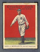 1914 E145 Cracker Jack #114 George Moriarity (Moriarty) Detroit (American) - Front