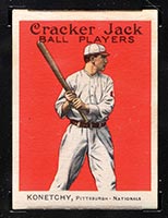 1914 E145 Cracker Jack #118 Edward Konetchy Pittsburgh (National) - Front