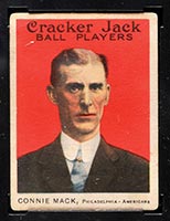1914 E145 Cracker Jack #12 Connie Mack Philadelphia (American) - Front