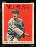1914 E145 Cracker Jack #131 George Baumgardner St. Louis (American) - Front