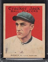 1914 E145 Cracker Jack #133 Branch Rickey St. Louis (American) - Front